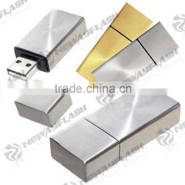 Noble silver golden metal usb pendrives wholesale