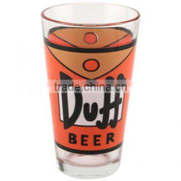 Duff Beer Pint Glass 16oz