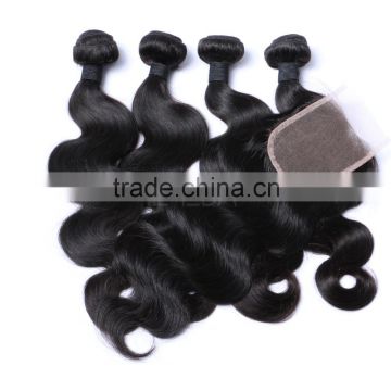 No Chemical Process, unprocessed Remy Straight 5a 6a 7a 8a cheap 100% brzilian virgin hair with closures                        
                                                                                Supplier's Choice