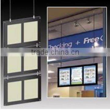 Celling Hanging LED Illuminated Crystal Double Sided LED Light Box