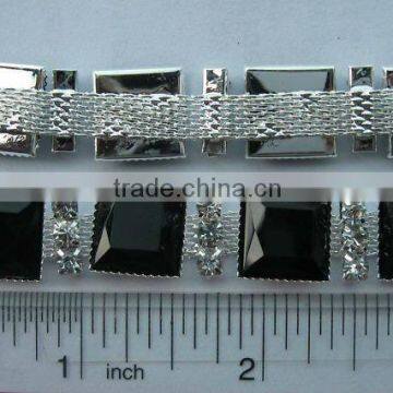 BLACK+ SILVER COLOR Middle East Rhinestone Buckles, Metal Buckle Middle East Rhinestone Buckles, Sew On Buckles Notions