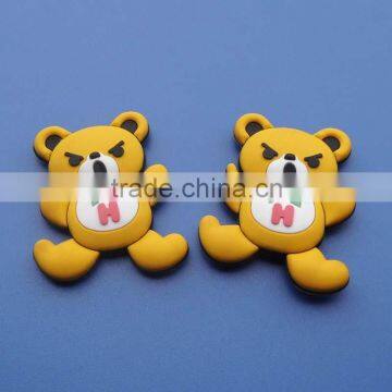 bear owl OEM design 3D pvc fridge magnets