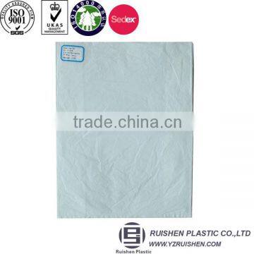 Recyclable hdpe plastic flat bag