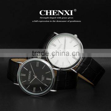Ultra-thin Men's Leather Watches Belt ,fashion Casual Watches 026AML