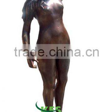 Bronze standing Nude Girl ornament