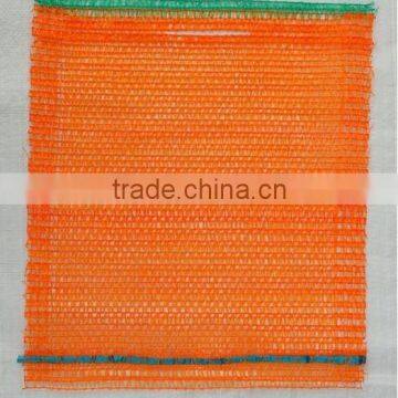 50x80cm cheap and good quality orange Hdpe potatos raschel mesh net bags