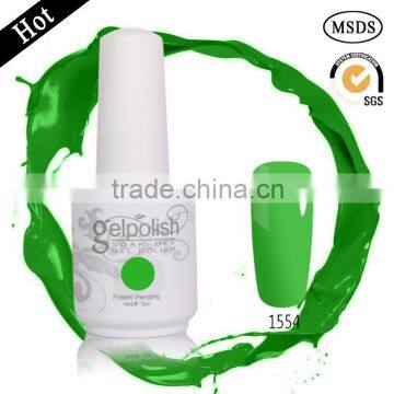 2015 hot sale nail supplies for salon 177 color uv gel nail polish 15ml soak off gel polish