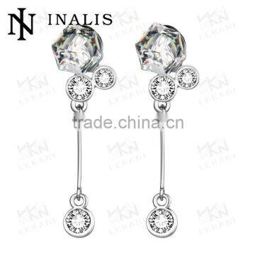 2015 Hot Sale Lekani Sparkling Jewels 18K Gold Plated Earring photo-4