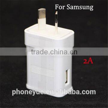 5v2a single port mobile phone AU wall usb travel charger for samsung