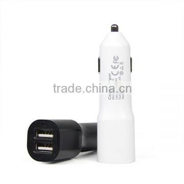 Friendly Material usb car charger 5v2.4a / mobile phone Dual USB Car Charger