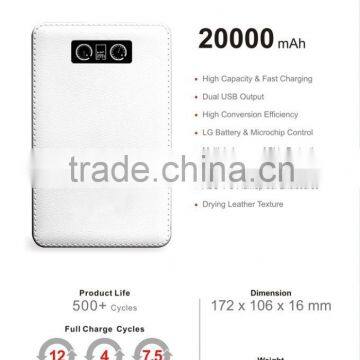 Best quality 20000mah smart power bank