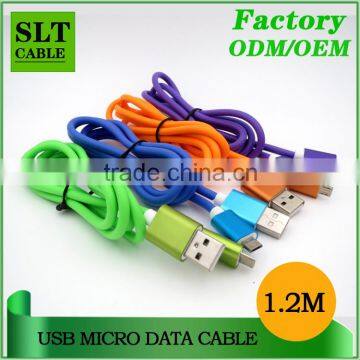 SLT High quality metal case super fast charging cables usb cable for mobile phone