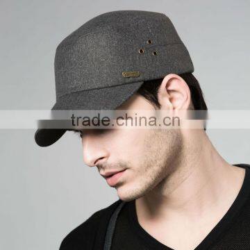 military snapback cap/black military peaked cap