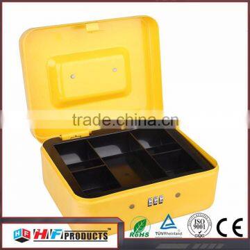 yellow metal Combination Money Box , Cash Box , Money saving box