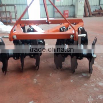 X-shape offset disc harrow,with 3 points linkage,12 disc plates thickness 3mm,diameter 460mm