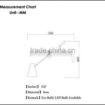 Bronze Loft Style Industrial Sytle Wall Lamp Fixture With Edison Bulb in Zhongshan Guzhen photo-2