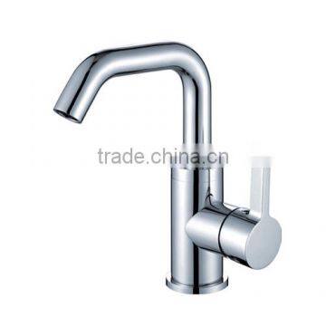 Deck Mounted Contemporary Sanitary Ware Bathroom Basin Mixer Taps photo-3