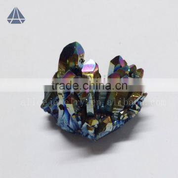 Wholesale Rainbow Aura Quartz Cluster, Rough Crystal Quartz