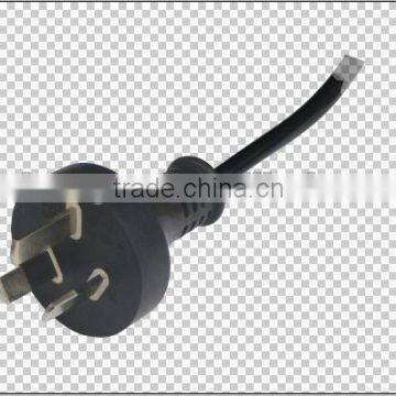 AS standard 3 pin flat electrical power plug