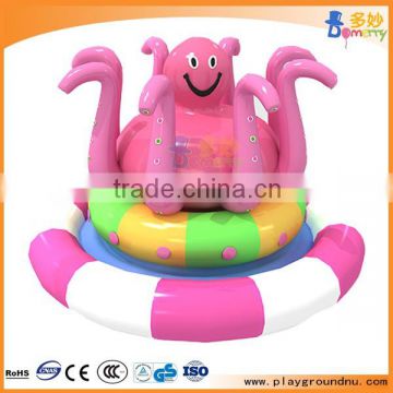 Electric soft octopus for indoor playground