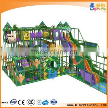 Free design CE & GS standard jungle theme kids indoor playground indoor play area with big slide