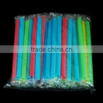 Individual Wrapped Plastic Straws 12mm for drinks