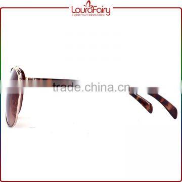 Laura Fairy Fashion Design Metal Frame White Temple Sunglasses Wenzhou Factory photo-5