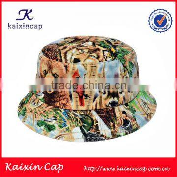 leopard style bucket hats