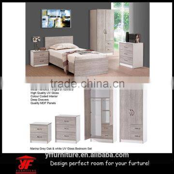 Wooden wardrobe cabinet hotel bedroom furniture set modern                        
                                                                                Supplier's Choice