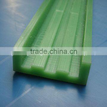 CNC machined plastic chain guide track roller plastic nylon uhmw-pe linear guide rail