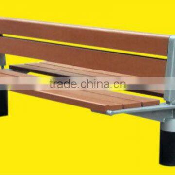 good quality durability wood plastic composite garden bench