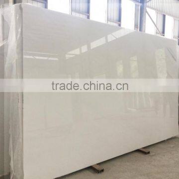 The Pure White Natural Marble Slab ,Chinese Countertop Project Marble Tiles