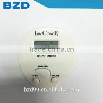 Promotional Sportmaster Foot Walking Electric Timer Step Calorie Counter and Pedometer with 12/24 Time System Clock