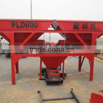 fully pneumatic automatic PLD800 concrete batching plant