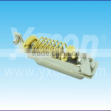 Dongguan Yxcon 17pin 17W2 bend dual row high quality D-SUB connector