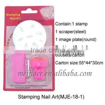 2013 stamping nail art kit digital nail art palate printer flower printer