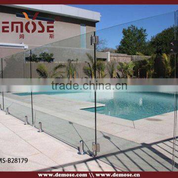 High quality stainless steel glass swimming pool fence ISO9001 factory