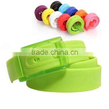 FDA LFGB silicone rubber belt,foldable silicone rubber belt,Candy-Colored Girl silicone rubber belt