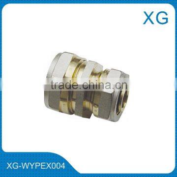 Brass compression fittings reducing socket/male female brass socket/pex-al-pex pipe fittings