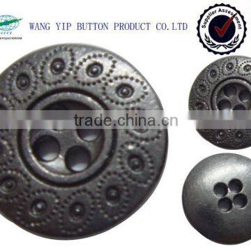 12mm immemorial 4 holes metal free customer logo sewing buttons