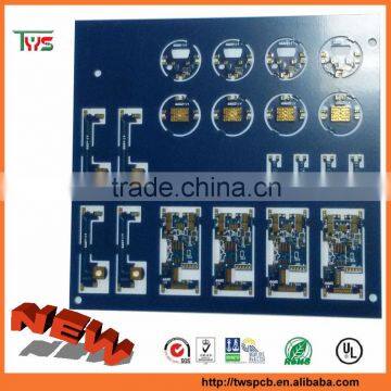 Top level hot sell professional blue soler mask double sided pcb with osp surface finishing