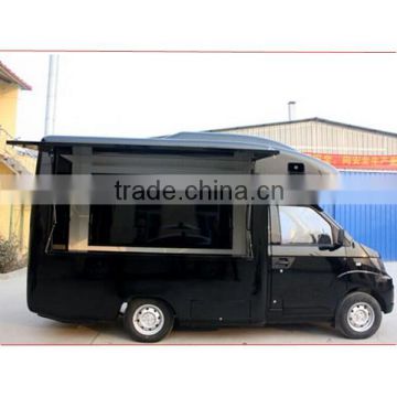 black mobile food truck for sale