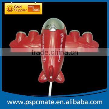 Fancy Gadgets Aeroplane Shape Computer USB 2.0 Hub with Usb Fan