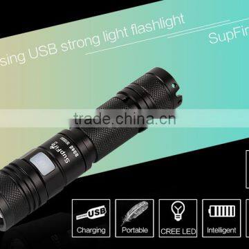 SupFire A2 High Quality LED Flashlight With USB Charger photo-3