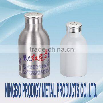 S-30g aluminum refillable bottle for prickly heat talcum powder