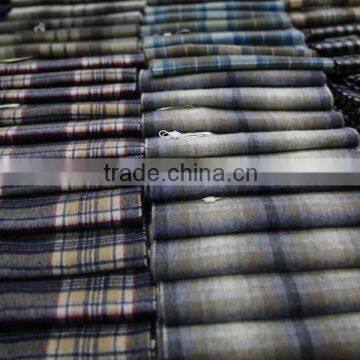 cashmere check scarf