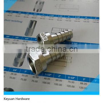 SS 316 Marine Hardware Fitting 1/2" BSP Female x 15mm Hose