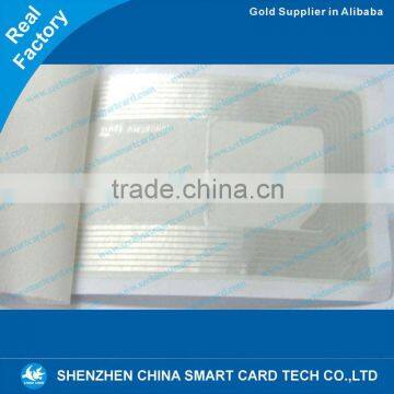 13.56Mhz Blank PVC or Paper RFID Label With Adhesive