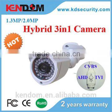 1.3MP 2.0MP CVBS CVI TVI AHD 4 in 1 Hybrid Camera Kendom Private Model CCTV Camera AHD HD Megapixel Factory Price