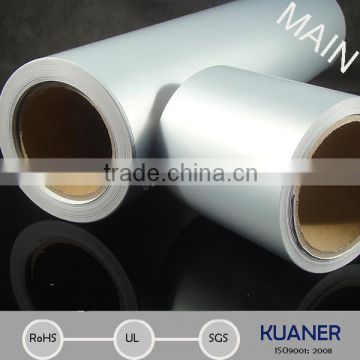 Matte Silver Polyester film self adhesive paper roll,same as AVERY 72826T